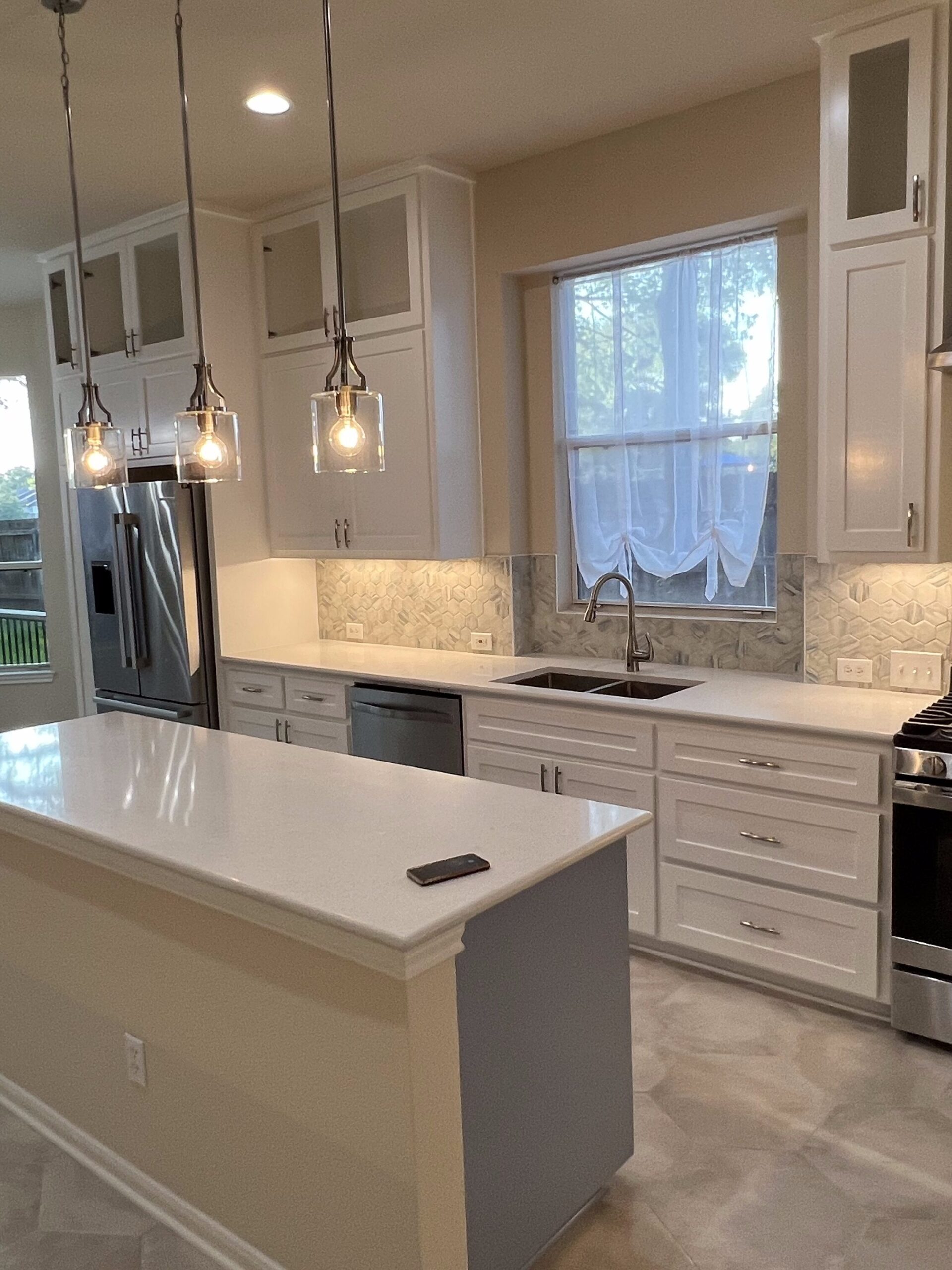 Legend Oaks Austin kitchen and bathroom remodel with master bathroom updates and interior finish work